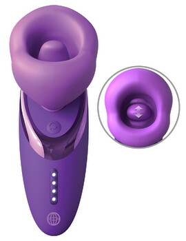 Tungevibrator "Pleasure Sucker" med sugeskål