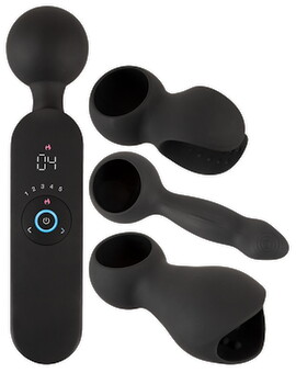Hovedbillede af wand vibrator with 3 Attachments