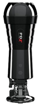 Masturbator ”Cock Compressor Vibrator”, med vibration og sugefunktion, genopladeligt