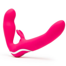 „ Strapless Strap-On", fleksibel, fastholder den ønskede position