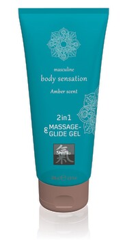 Hovedbillede af Massage og glide-gel 2in1 Amber scent