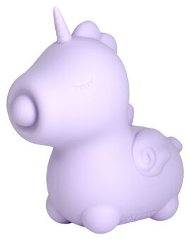 Hovedbillede af Lay-on-vibrator "Karma Lilac" i et sødt enhjørningedesign