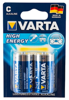 2 stk. VARTA-batterier C