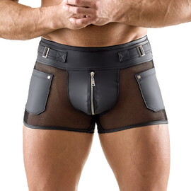 Hovedbillede af Pants mat look med indsatser af mesh