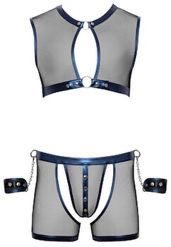 Hovedbillede af Net-top med net-pants og håndjern