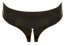 G-streng i latex, ouvert