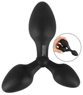 Hovedbillede af Buttplug "Training triple butt plug" af silikone