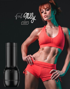 Masturbator „Feel Molly Stewart“ med intensiv stimuleringsstruktur