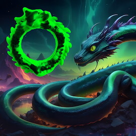 Hovedbillede af Penisring "Dragon Loop" af flydende silikone