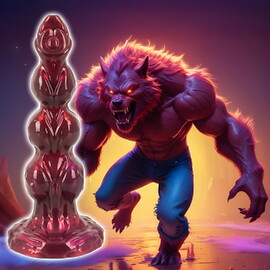 Hovedbillede af Dildo "Werewolf Willie" med sugekop