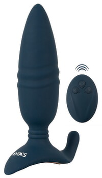 Hovedbillede af "RC Thrusting Butt Plug with Vibration" med 2 x 10 vibrationstilstande og 10 stødhastigheder