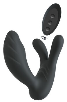 Hovedbillede af Vibrator "RC G-&P-Spot" med klitoris-/testikelstimulator