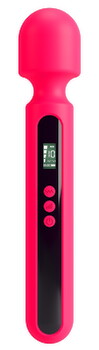 Hovedbillede af "Pink Sunset Wall Vibrator" massagestav med digitalt display