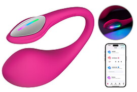Hovedbillede af Vibro-æg "Lush 4" kan styres via app