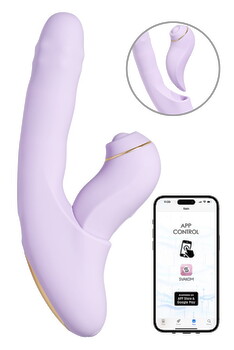 Hovedbillede af Stødvibrator "DuoGlow” med pulsatorstimulator