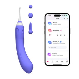 Hovedbillede af Vibrator "Hyphy" inklusive 3 tilbehørsdele