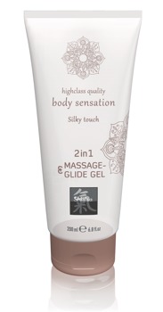 Massage og glide-gel 2in1 Silky Touch