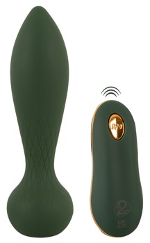 Analvibrator "Luxurious RC Anal Plug" med fjernbetjening