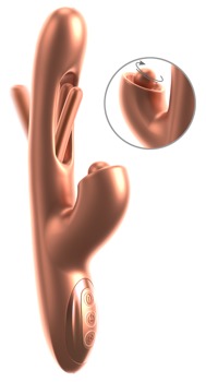 Rabbit Vibrator "be in Motion" med Flicking Tongue