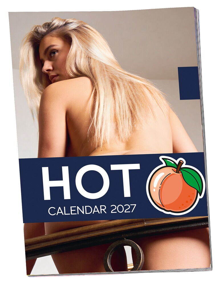 Pin-up-kalender "Hot Ass 2027" i farver og i stort format