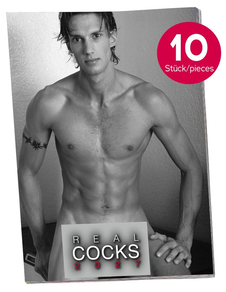 Pin-up Calendar Real Cocks 2027 – Pack of 10
