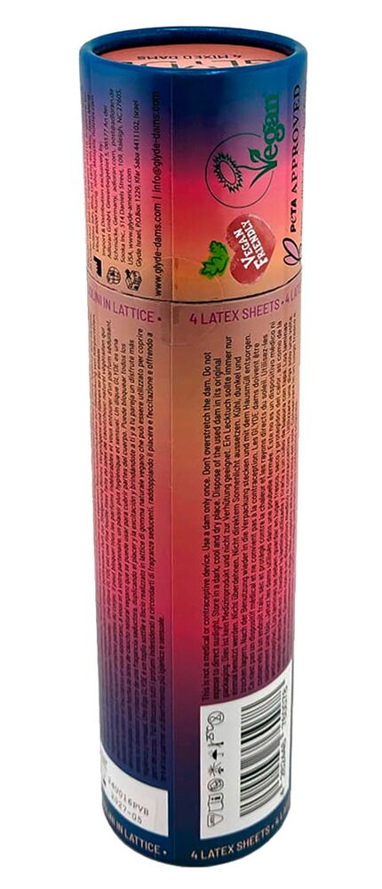 Slikkelapper "GLYDE DAMS Mix", 4 stk