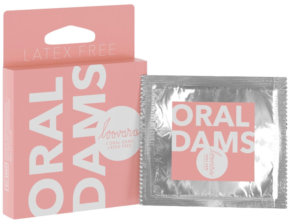 Slikkelapper "Loovara Oral Dams“, 3 stk.
