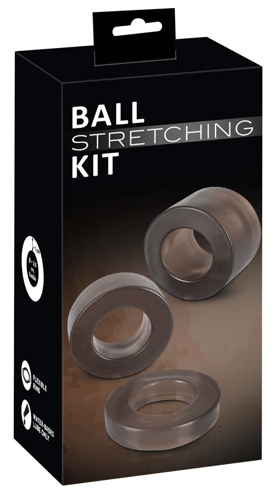 3-delt testikelringsæt "Ball Stretching Set"