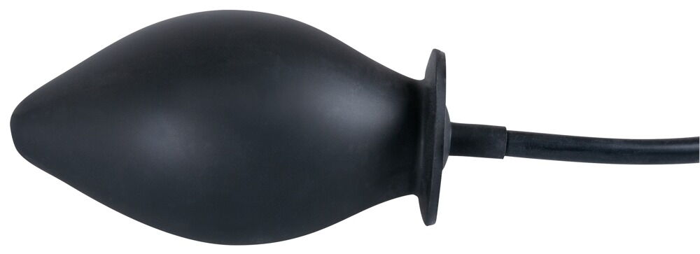 Analplug "trueBlack" til at pumpe op