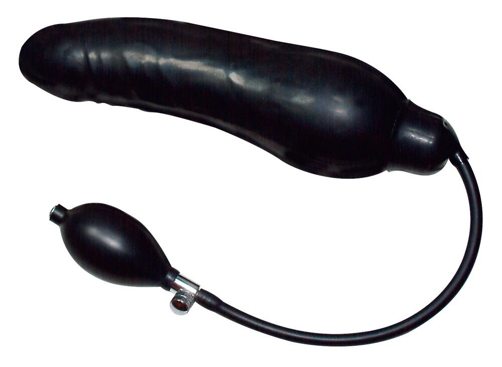 Latex pumpdildo "Black Latex Balloon"