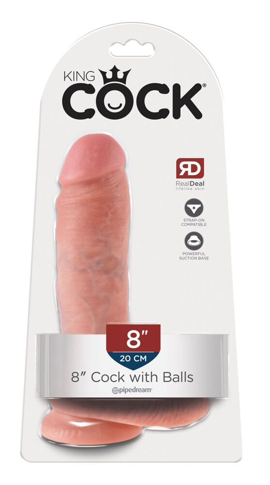 8" Cock with Balls