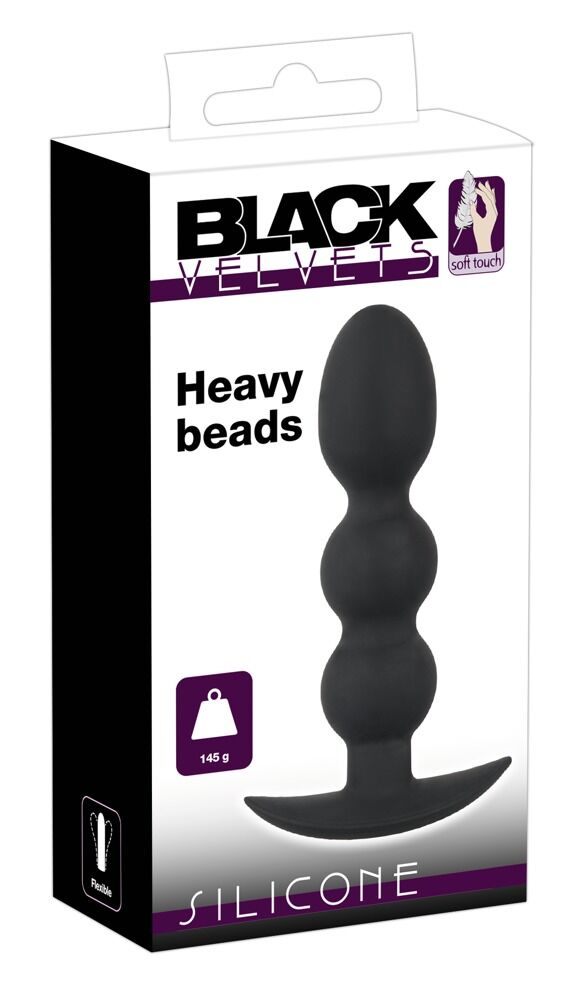 Kugleanalplug "Heavy Beads", 145 g