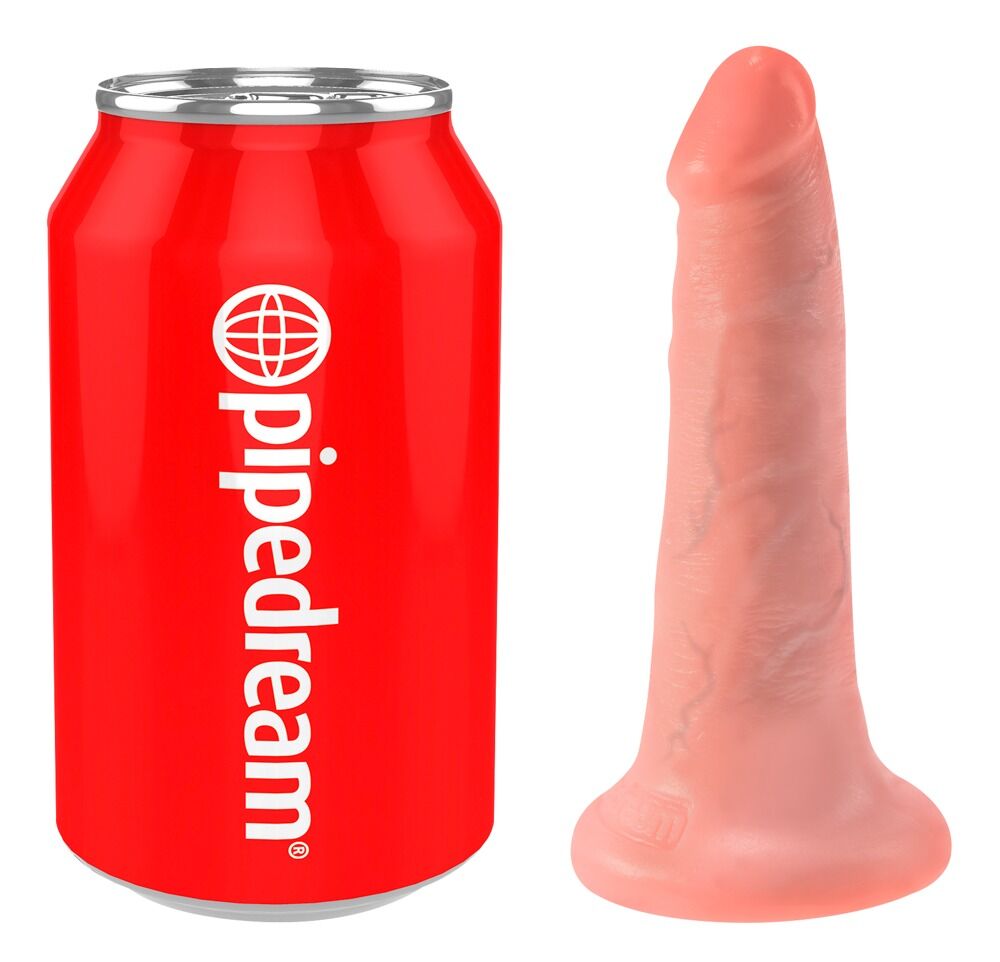 Penisdildo „5" Flesh“ med sugekop/fod