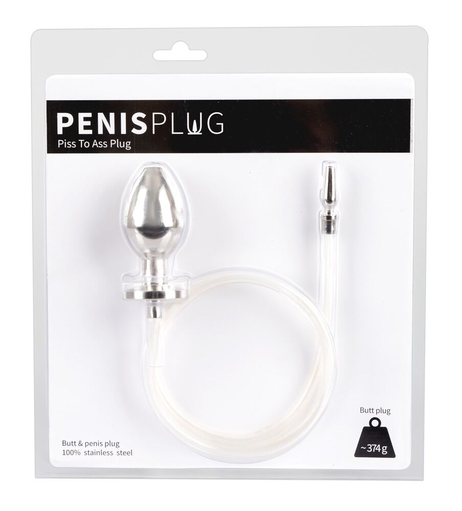 Penis-/analplug "Piss to Ass"