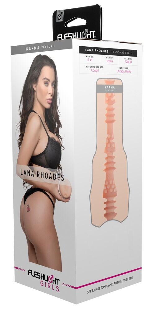 Masturbator "Lana Rhoades" med intens stimulerende struktur
