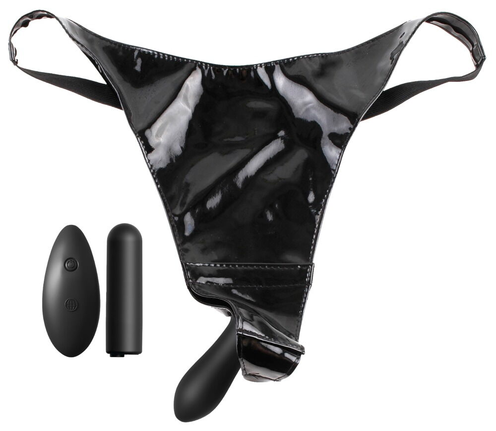Dildo-Streng „10-Function Remote Fantasy Panty“ inkl. Vibrobullet