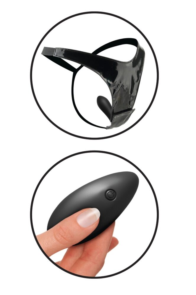 Dildo-Streng „10-Function Remote Fantasy Panty“ inkl. Vibrobullet