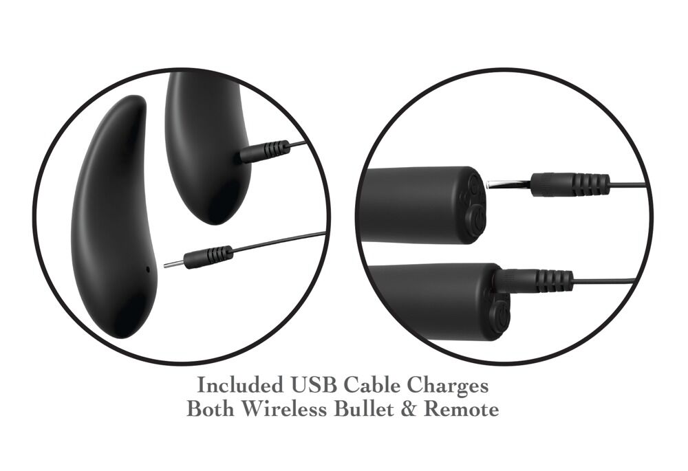 Dildo-Streng „10-Function Remote Fantasy Panty“ inkl. Vibrobullet