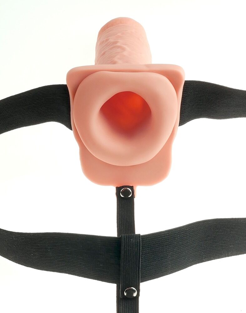 7“ Hollow Strap-on with Balls