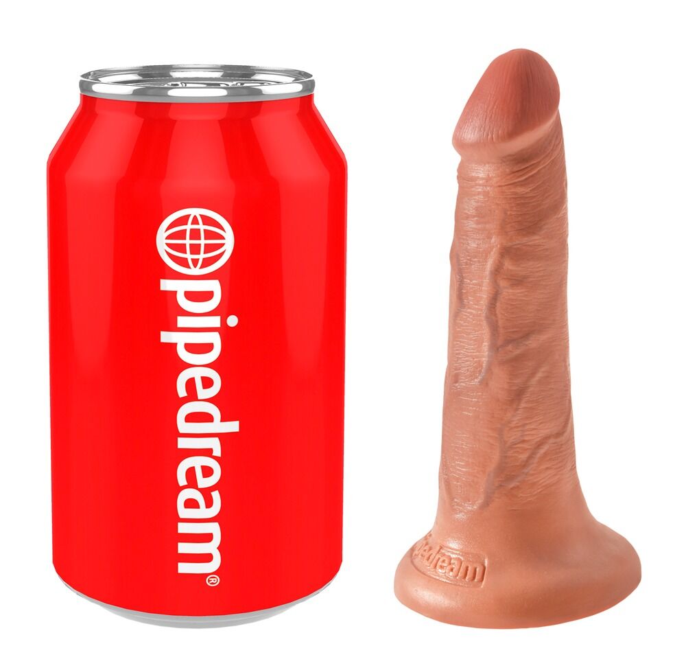 Penisdildo „5" Flesh“ med sugekop/fod