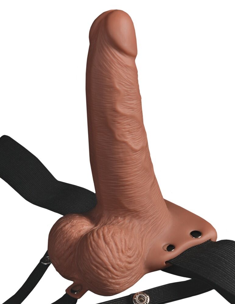 6“ Hollow Strap-on with Balls