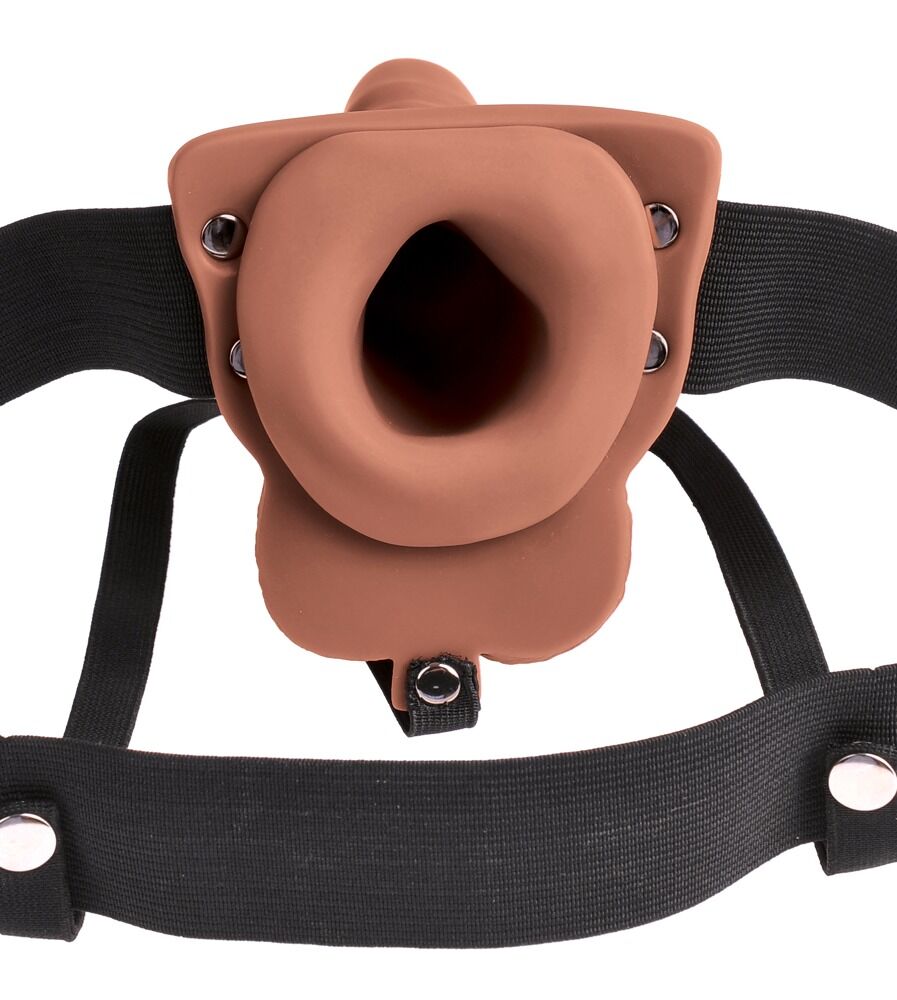 6“ Hollow Strap-on with Balls