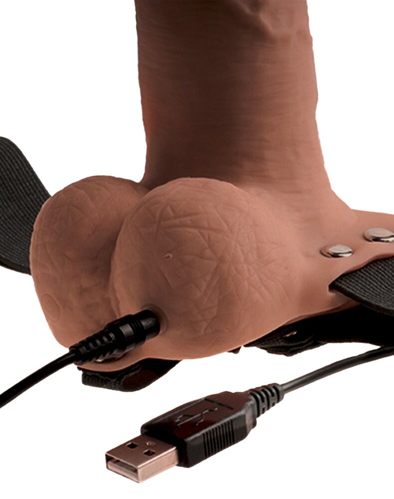 6“ Hollow Strap-on with Balls