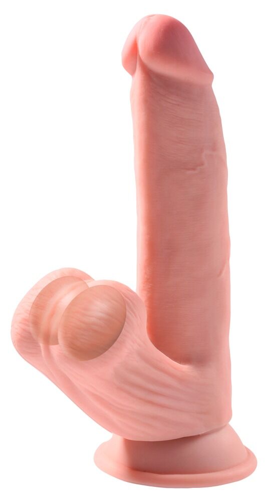 Triple Density dildo med svingende testikler