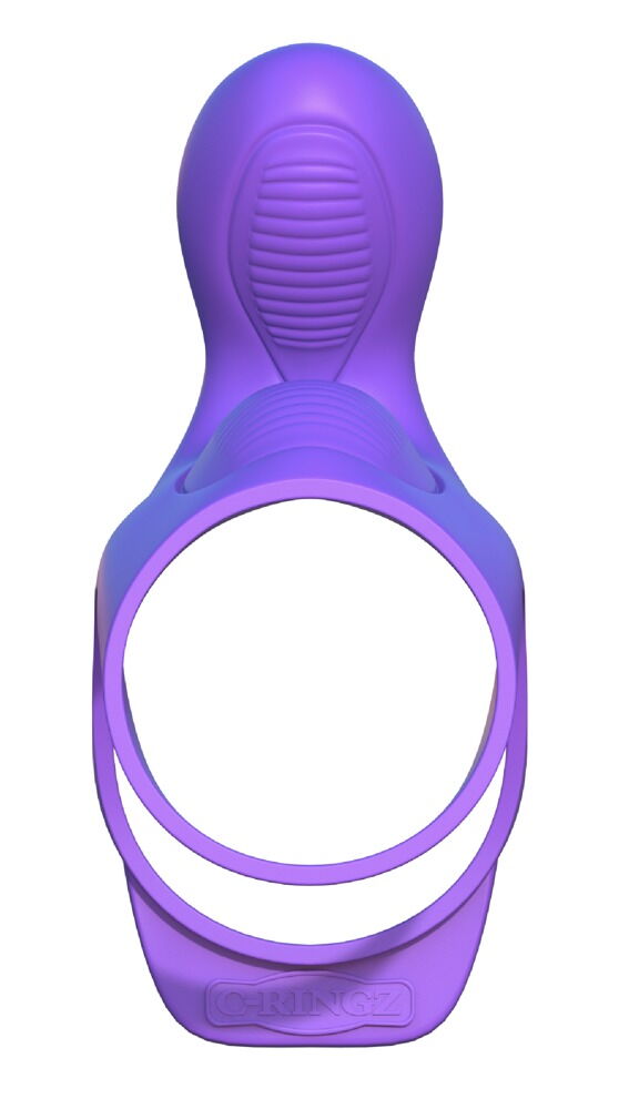 Testikelring og klitoris vibrator "Ultimate Couples Cage"