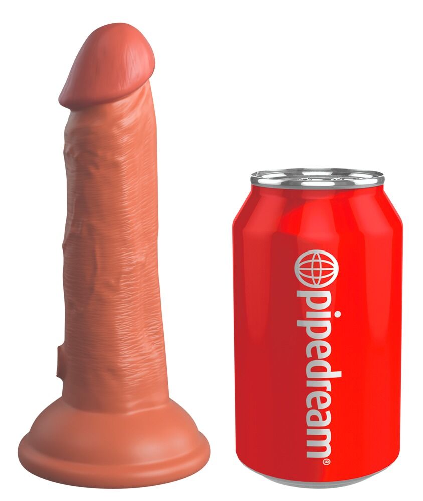 6“ Dual Density Silicone Cock