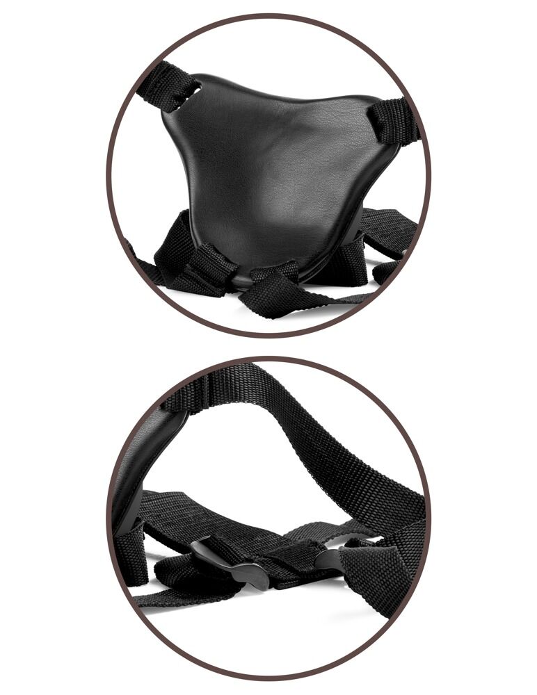 Strap-on Comfy Body Dock Strap-on Harness, justerbar