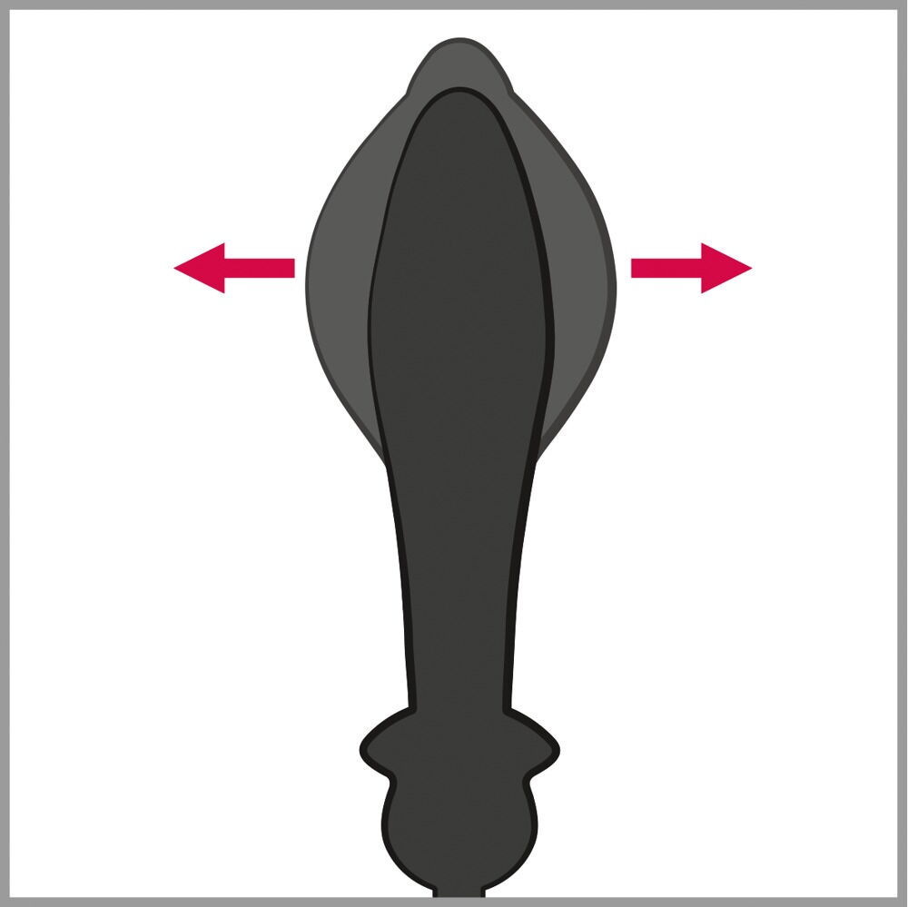 Analvibrator Auto-Throb Inflatable Vibrating Plug