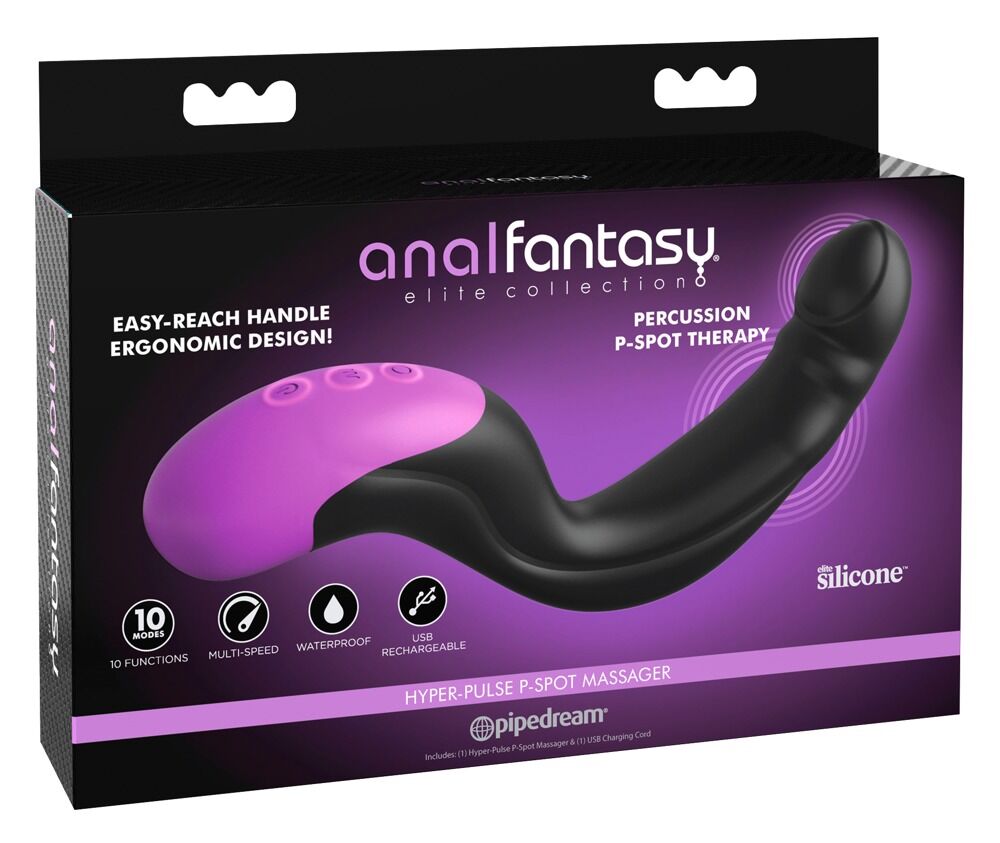 Prostatavibrator Hyper-Pulse P-Spot Massager, 10 vibrations- og pulsationsmodi