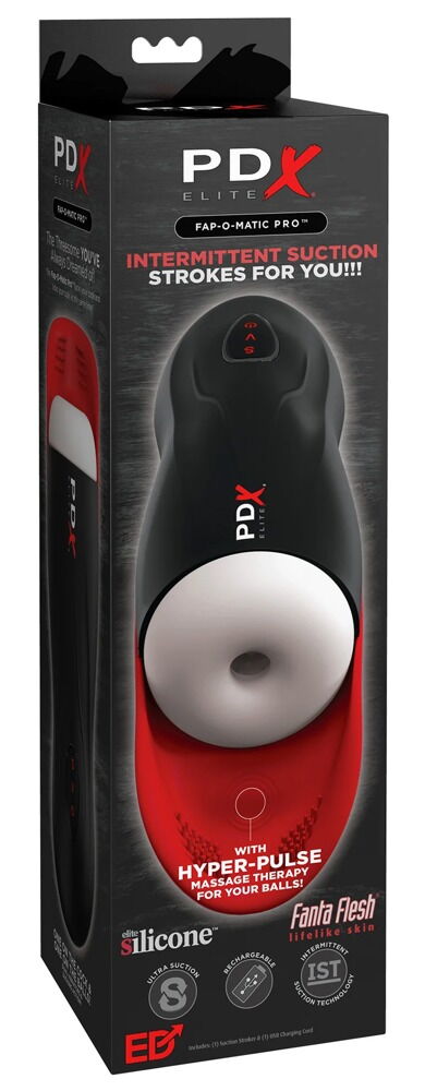 Masturbator "Fap-O-Matic Pro" med vibrerende testikelstimulator